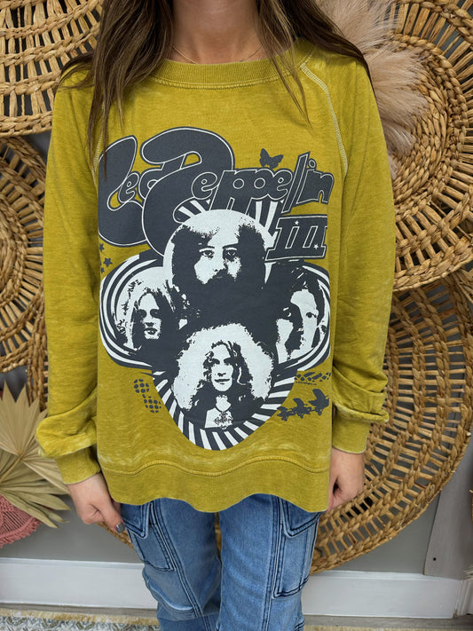 RECYCLED KARMA VINTAGE LED ZEPPLIN SWEAT SHIRT