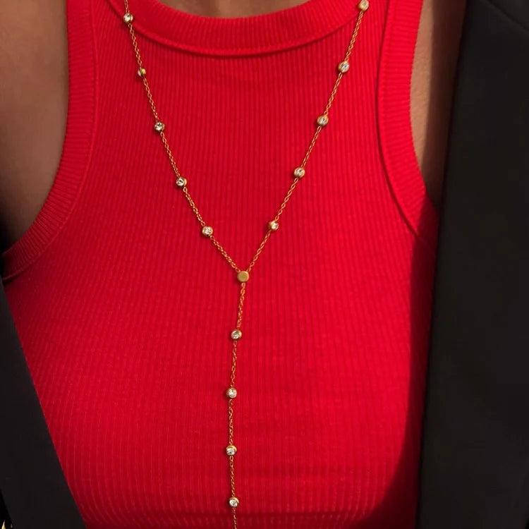 LAYERED Y NECKLACE