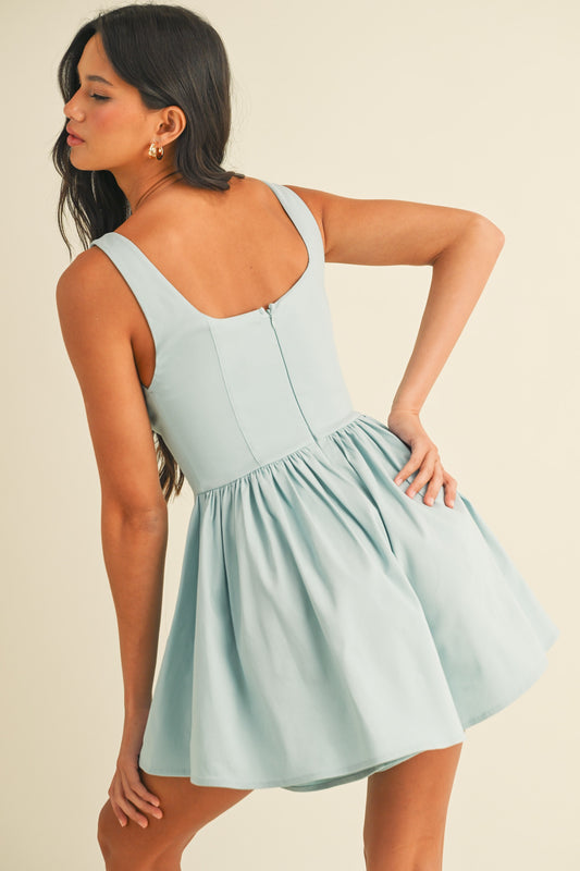 BUSTIER ROMPER