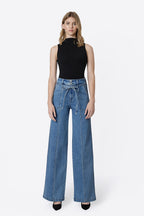 VERVET DOLLY HIGH RISE W/ TIE JEAN