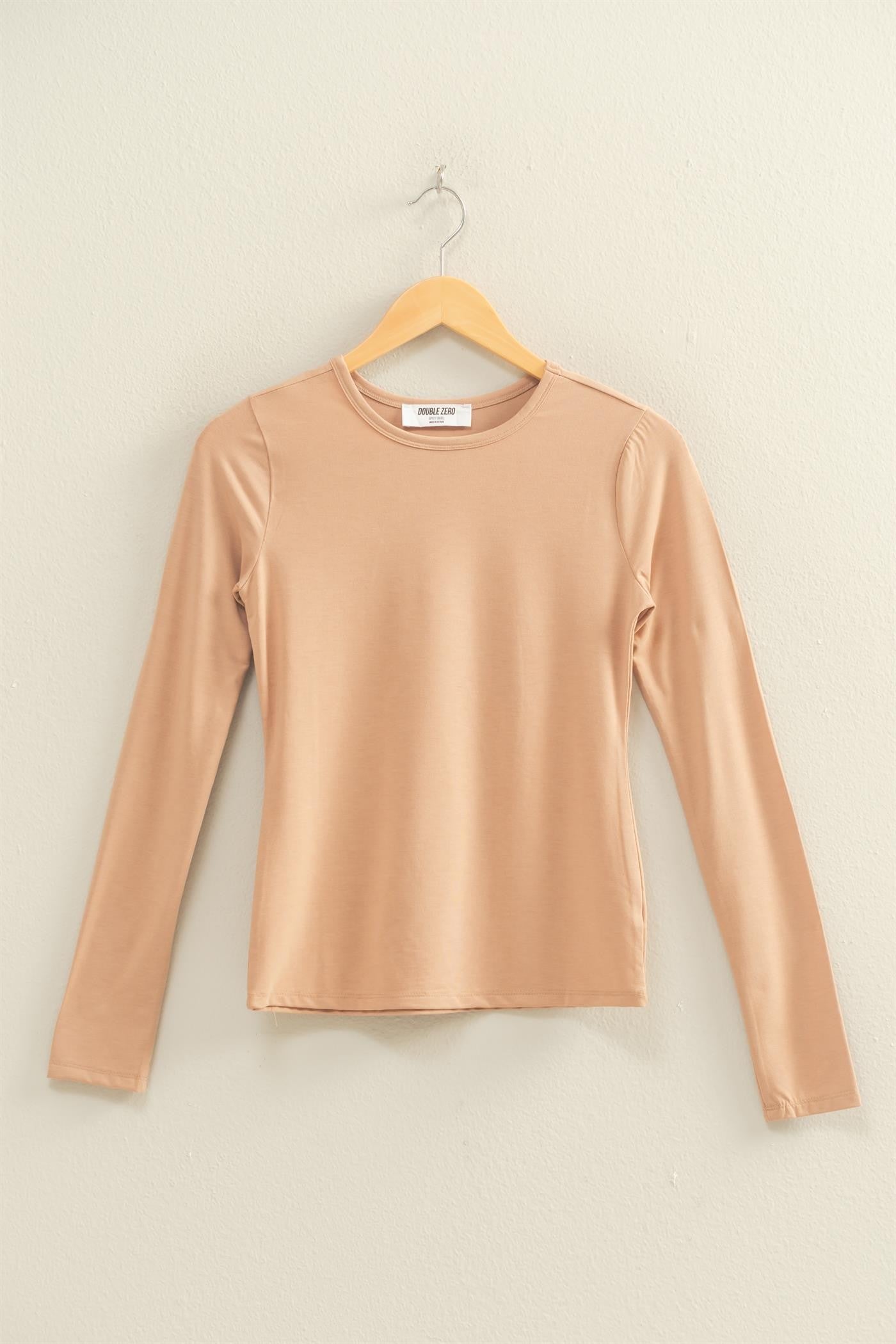 BASIC CREW NECK TOP