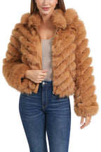 GINGER REVERSIBLE FUR JACKET