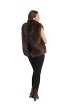 JACKIE BROWN FUR VEST