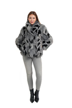 WENDI BLACK SPOT FUR COAT