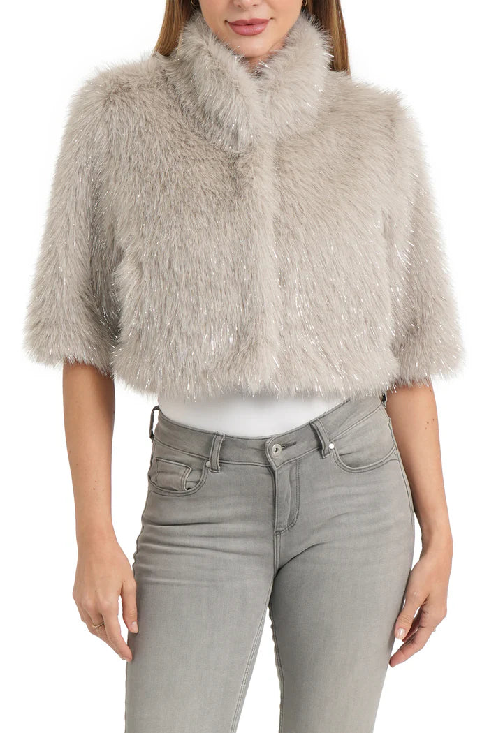 ALICE SILVER SHURG FUR JACKET