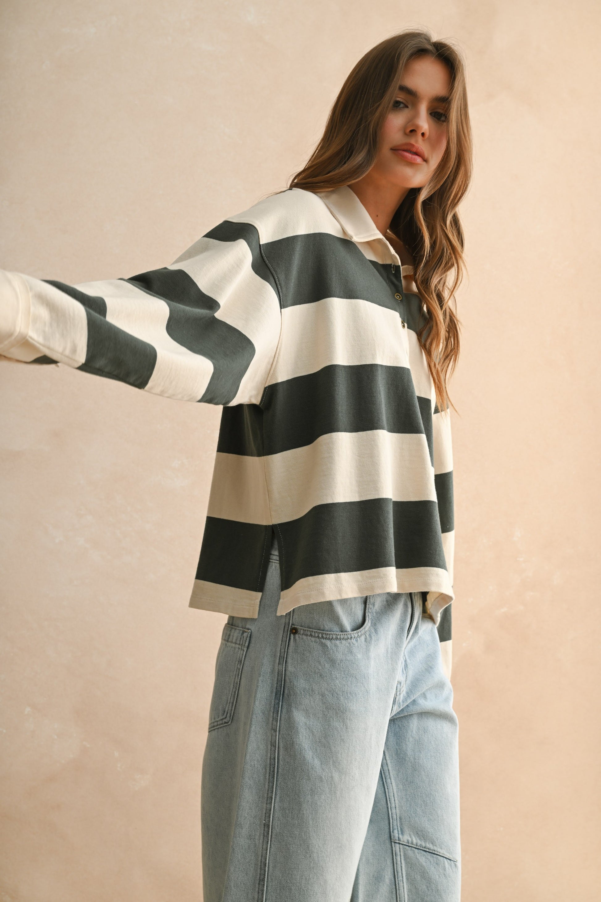 PANEL KNITTED SHIRT