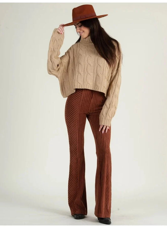 WOODSTOCK CORDUROY FLARE PANTS