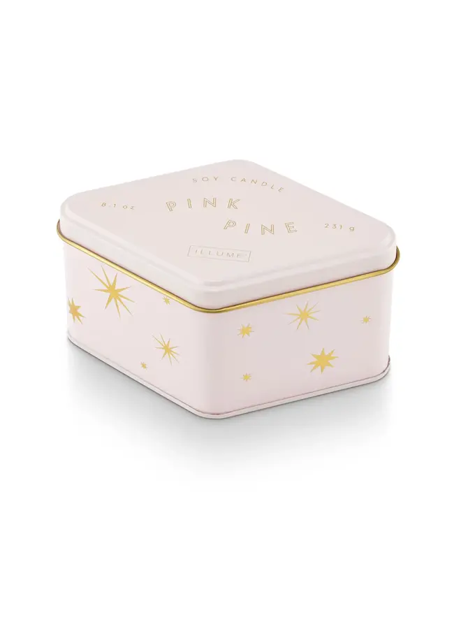 PINK PINE MINI TIN CANDLE