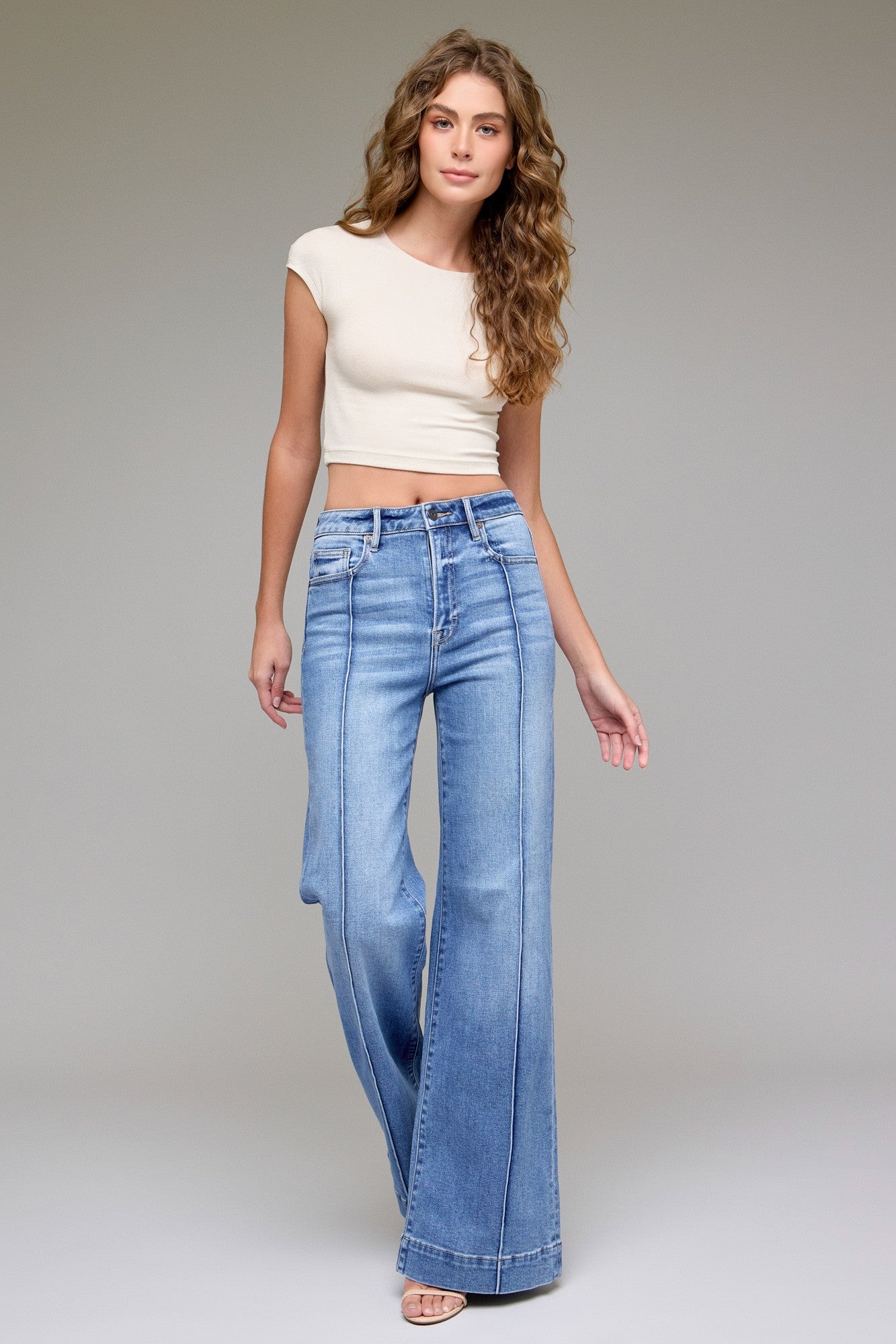 HIDDEN PINTUCK JEAN