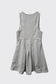 COTTON TERRY MINI PLEAT DRESS