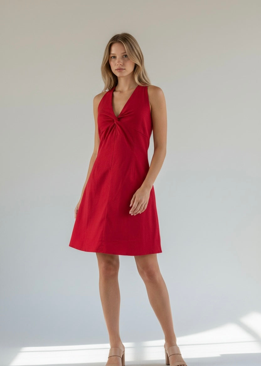 RED MINI DRESS