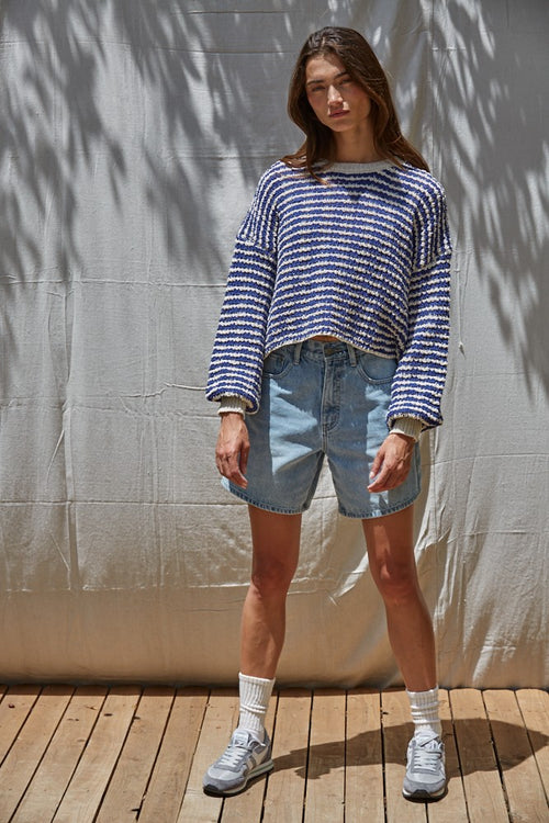 SIMONE STRIPED SWEATER