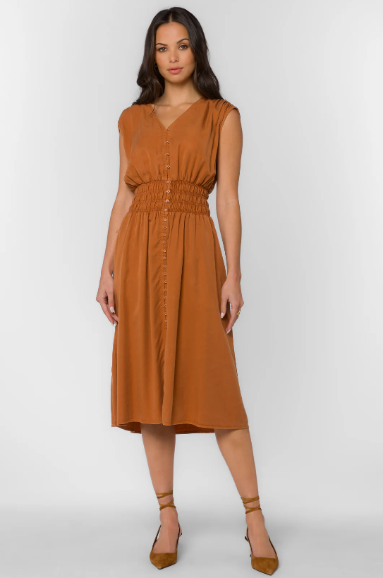 SLEEVELESS FALL PERSA DRESS
