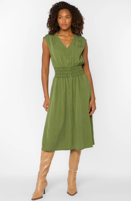 SLEEVELESS FALL PERSA DRESS