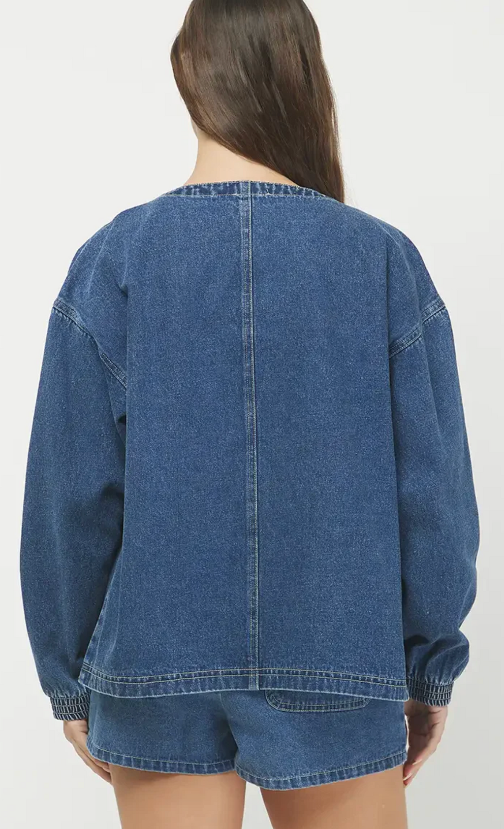 INDIGO WASHED DENIM JACKET