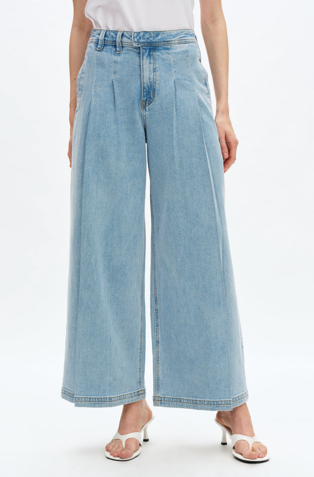 BAYEAS ZEPHYRINE HIGH RISE WIDE LEG LIGHT BLUE
