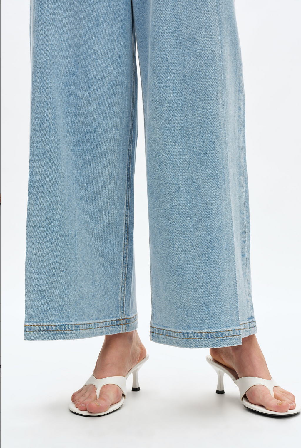 BAYEAS ZEPHYRINE HIGH RISE WIDE LEG LIGHT BLUE