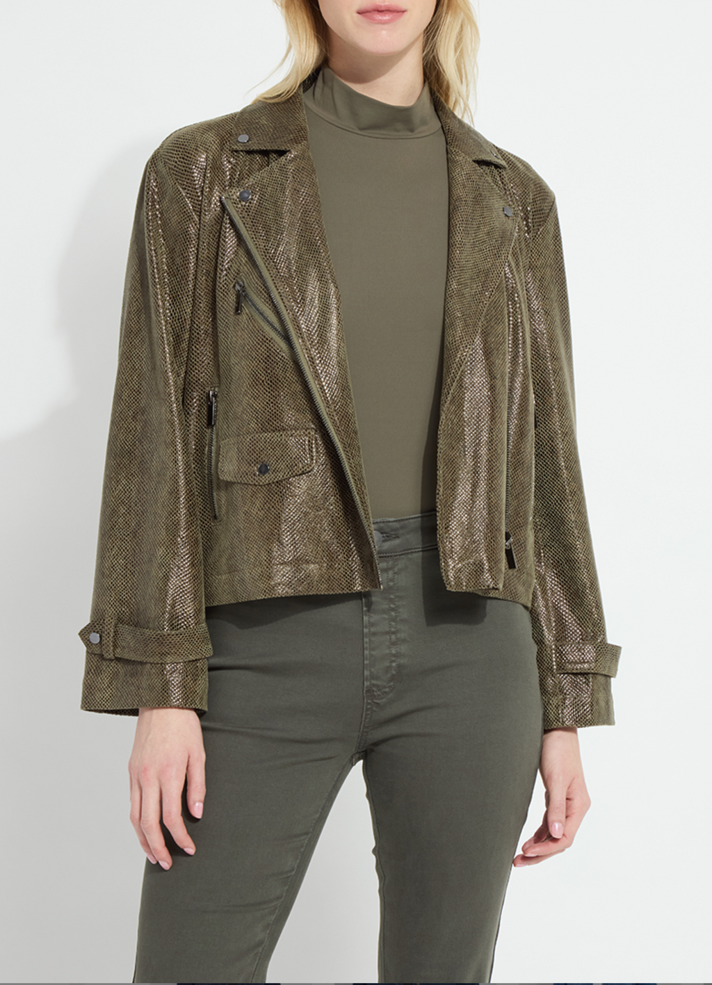 LYSSE EMORY VEG SUEDE JACKET