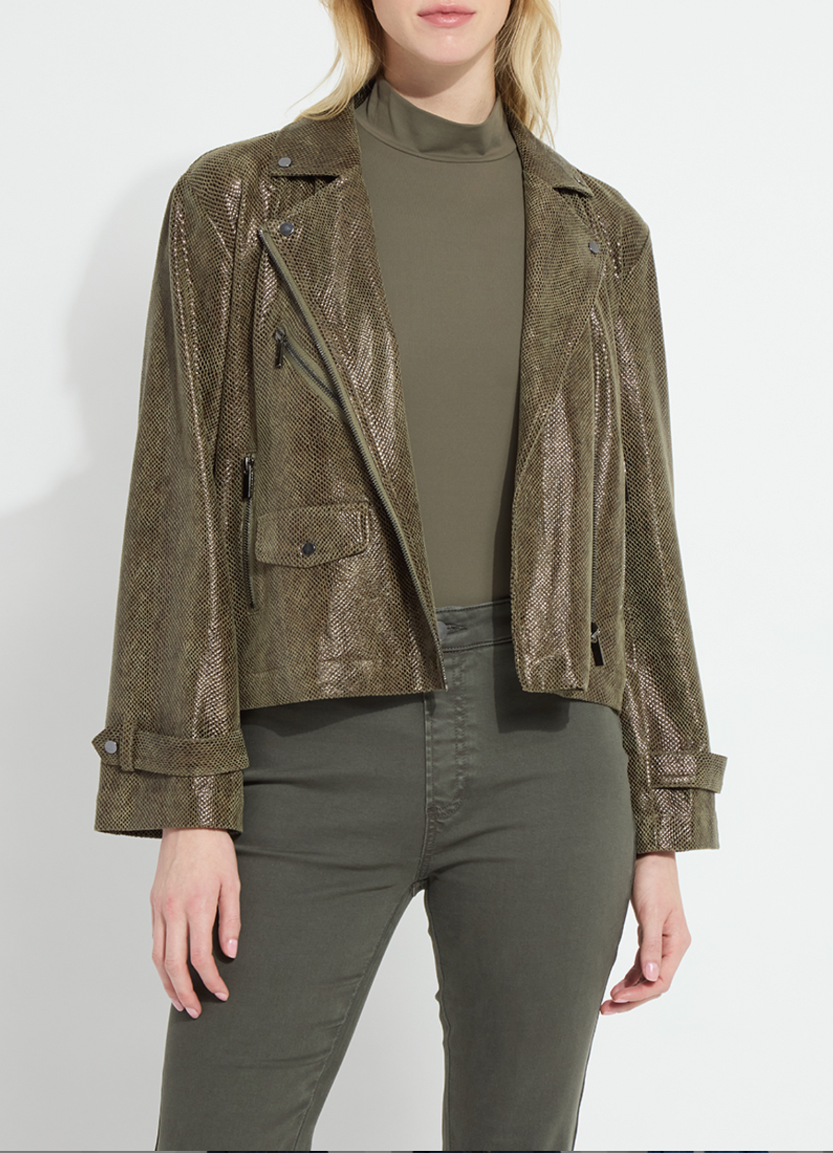 LYSSE EMORY VEG SUEDE JACKET