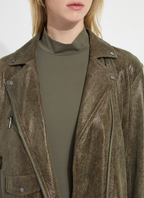 LYSSE EMORY VEG SUEDE JACKET