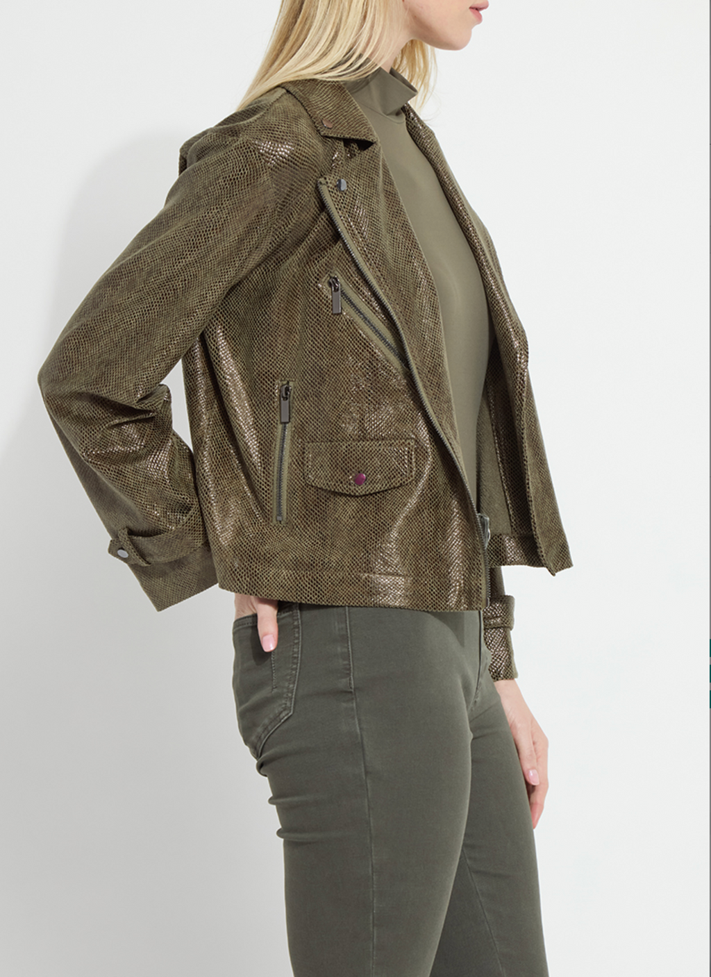 LYSSE EMORY VEG SUEDE JACKET