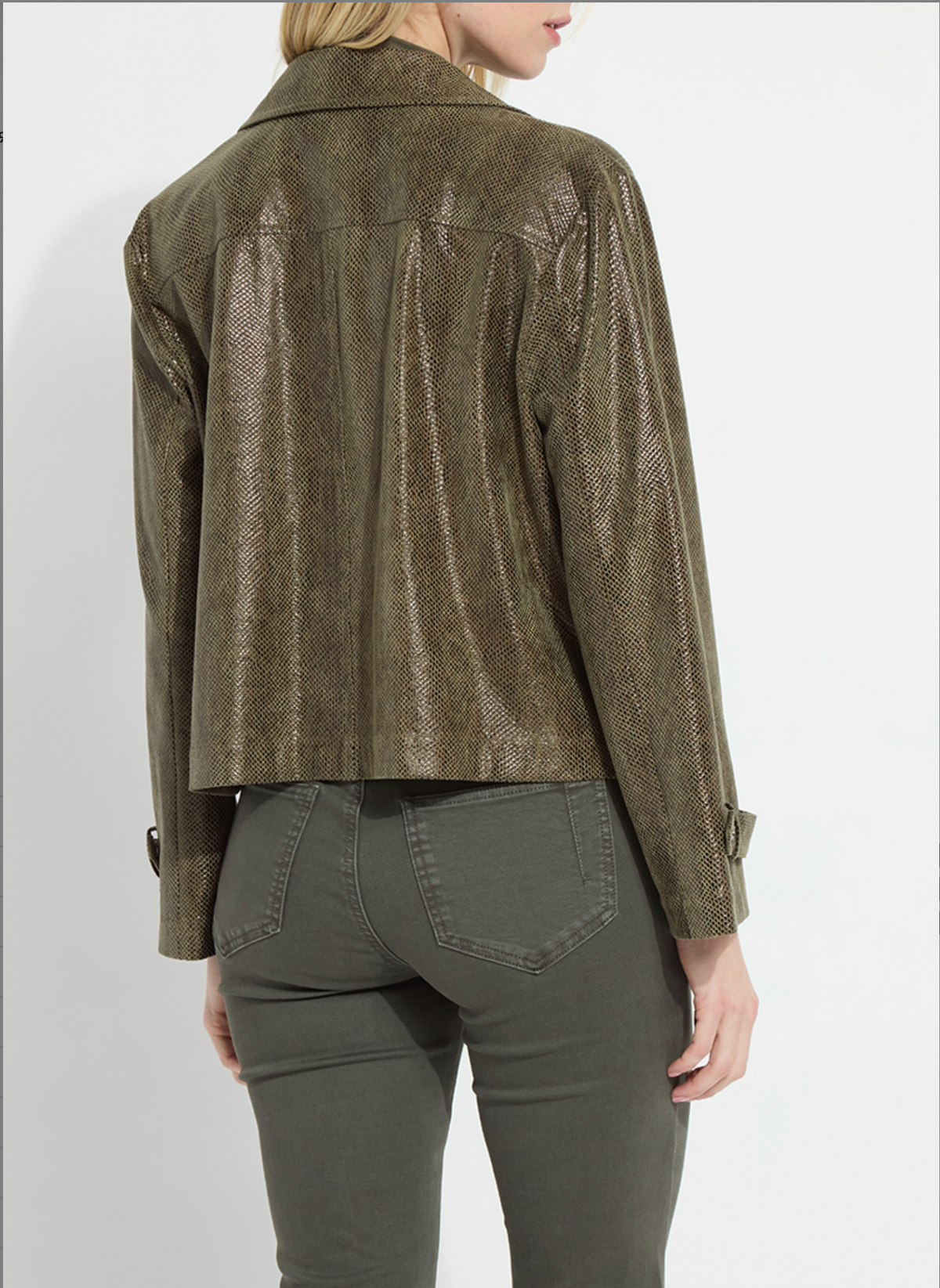 LYSSE EMORY VEG SUEDE JACKET