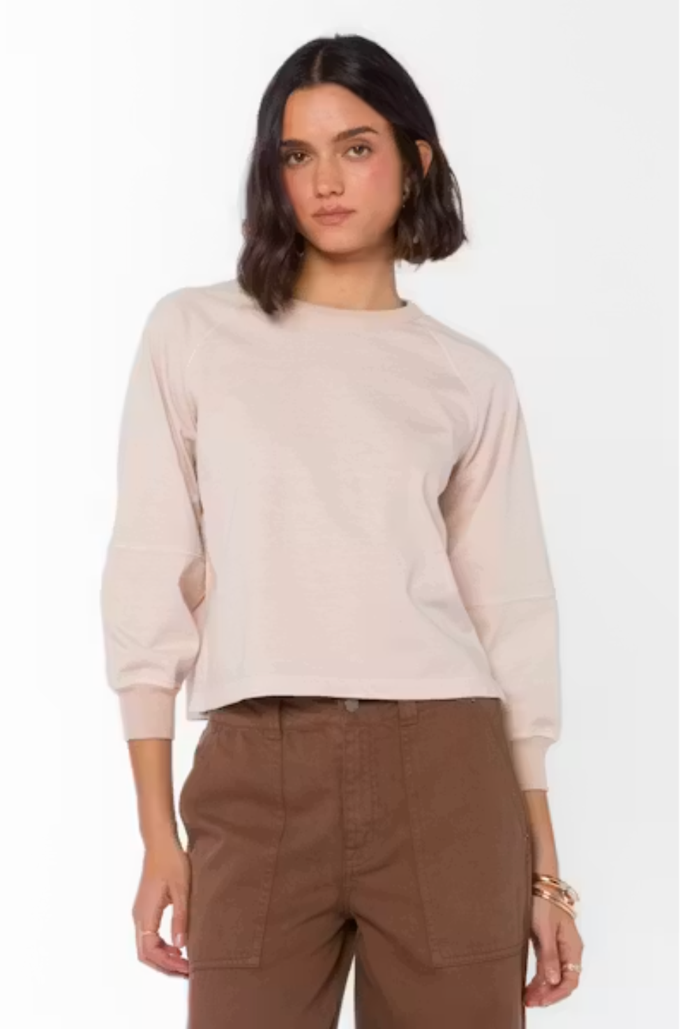 TINSLEY BLUSHING PINK SWEATSHIRT