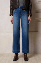 BAYEAS CANCRIE DARK DENIM STRAIGHT JEAN