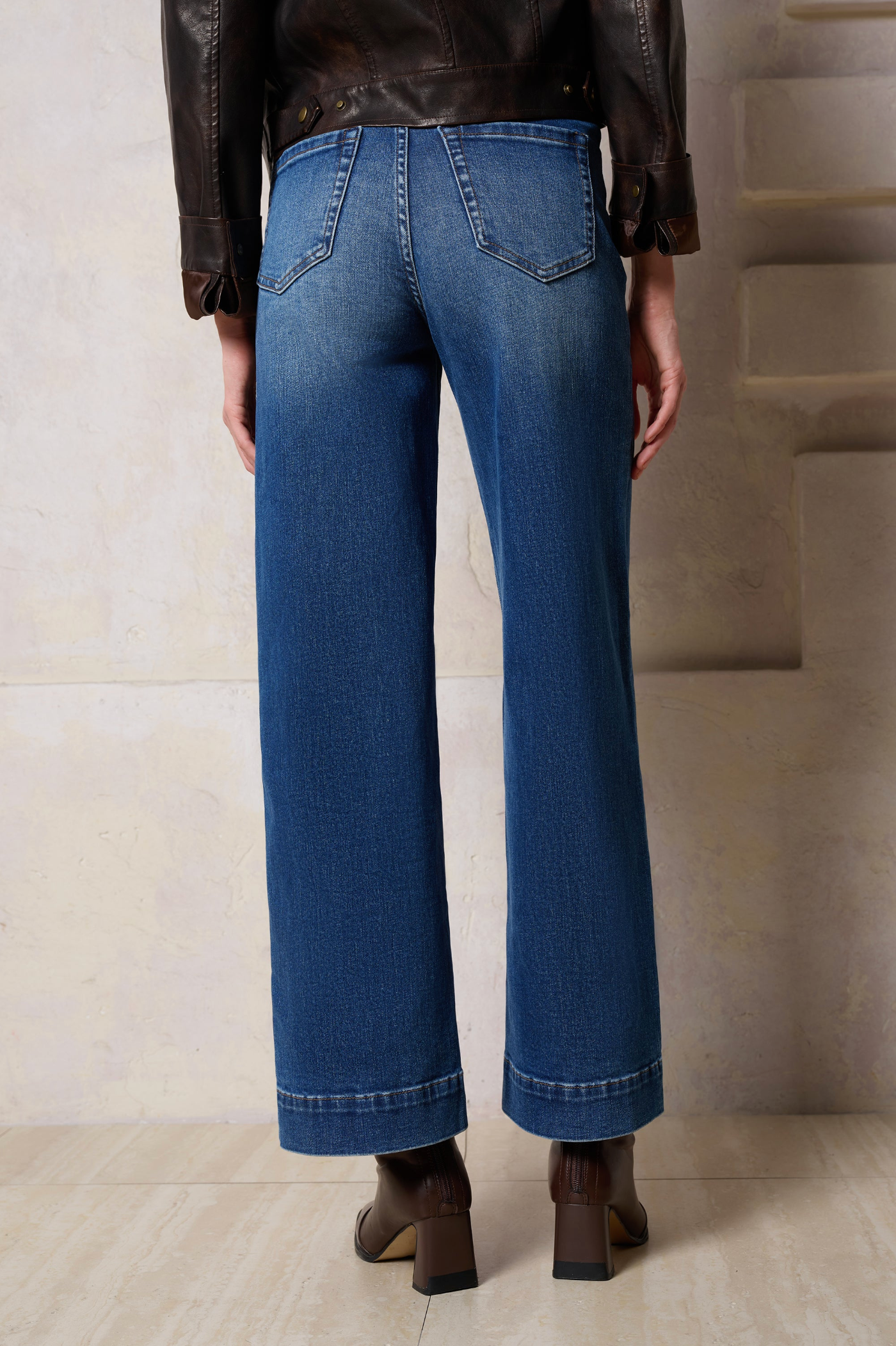 BAYEAS CANCRIE DARK DENIM STRAIGHT JEAN