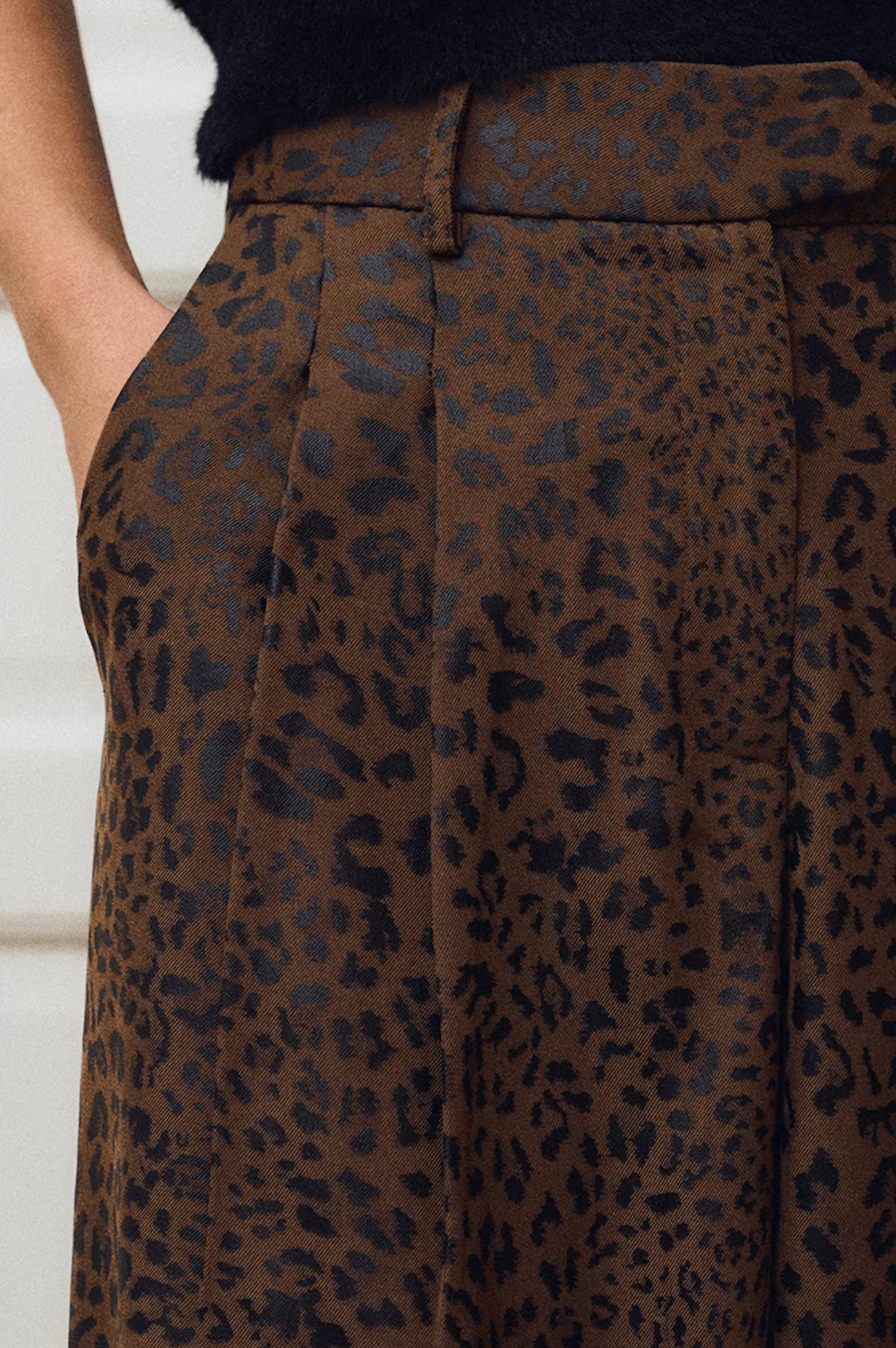 LEOPARD CHOCOLATE PANT