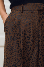 LEOPARD CHOCOLATE PANT