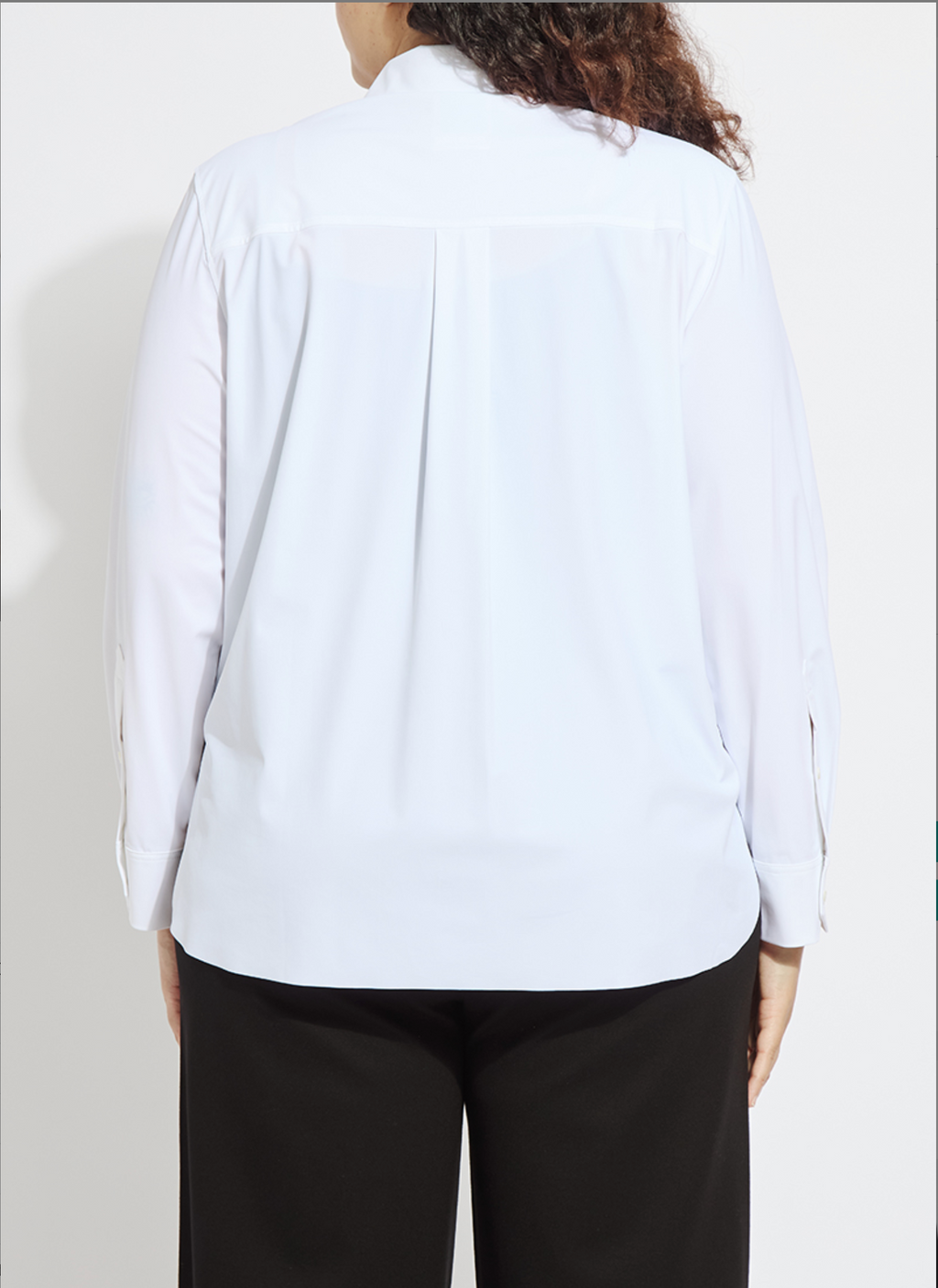 LYSSE SCHIFFER 2.0 WHITE BUTTON DOWN SHIRT