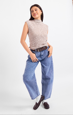 BILLIE DOLMAN SLEEVELESS KNIT TOP