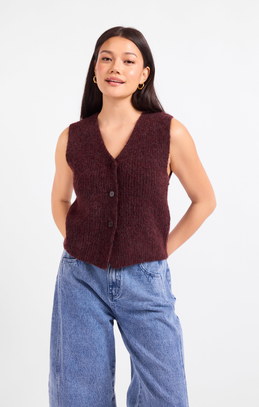 WARM CIDER SWEATER VEST