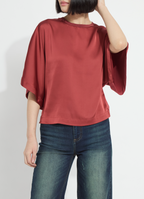 GINGER DOLMAN TEE COPPER BLUSH