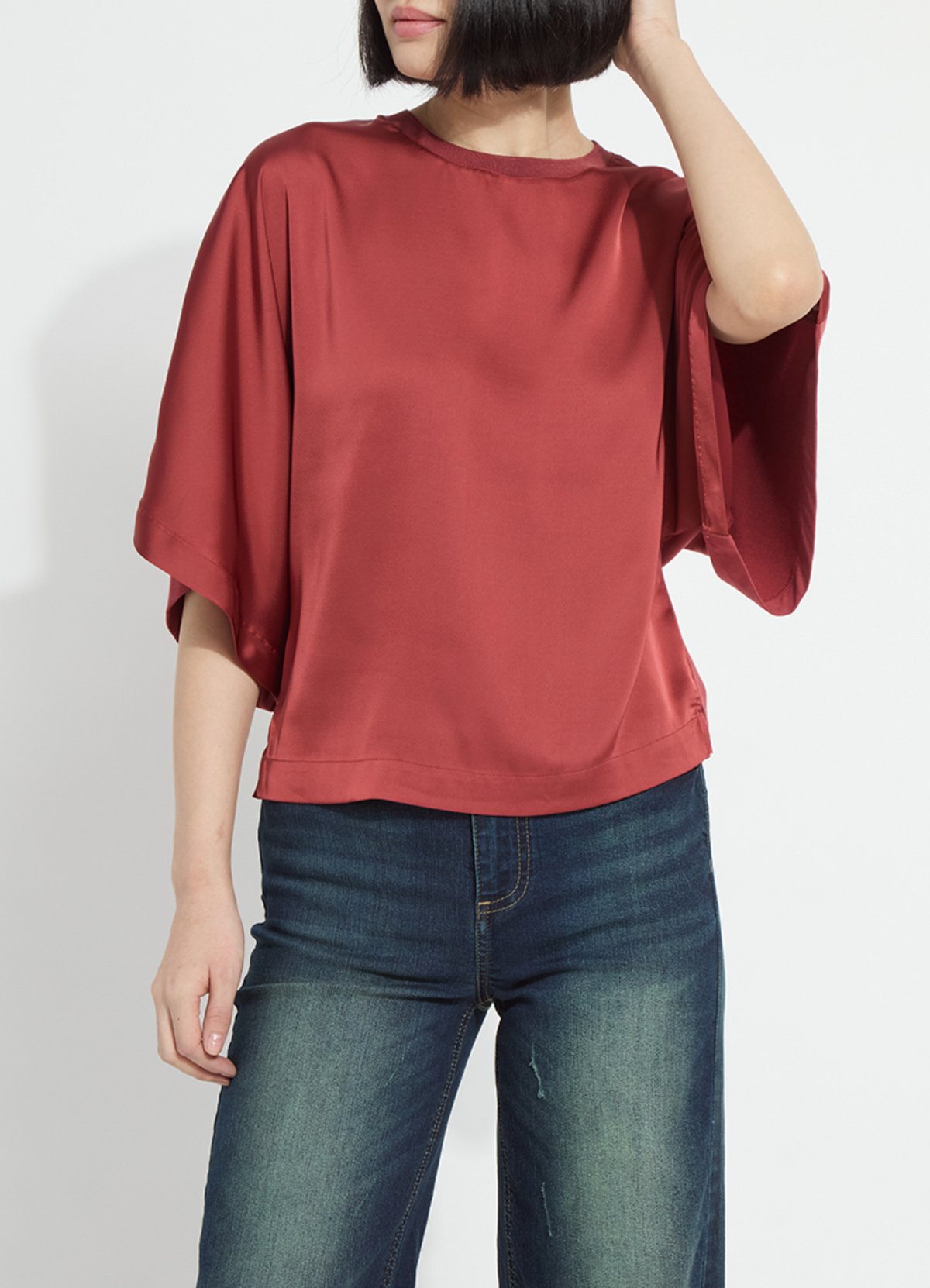GINGER DOLMAN TEE COPPER BLUSH