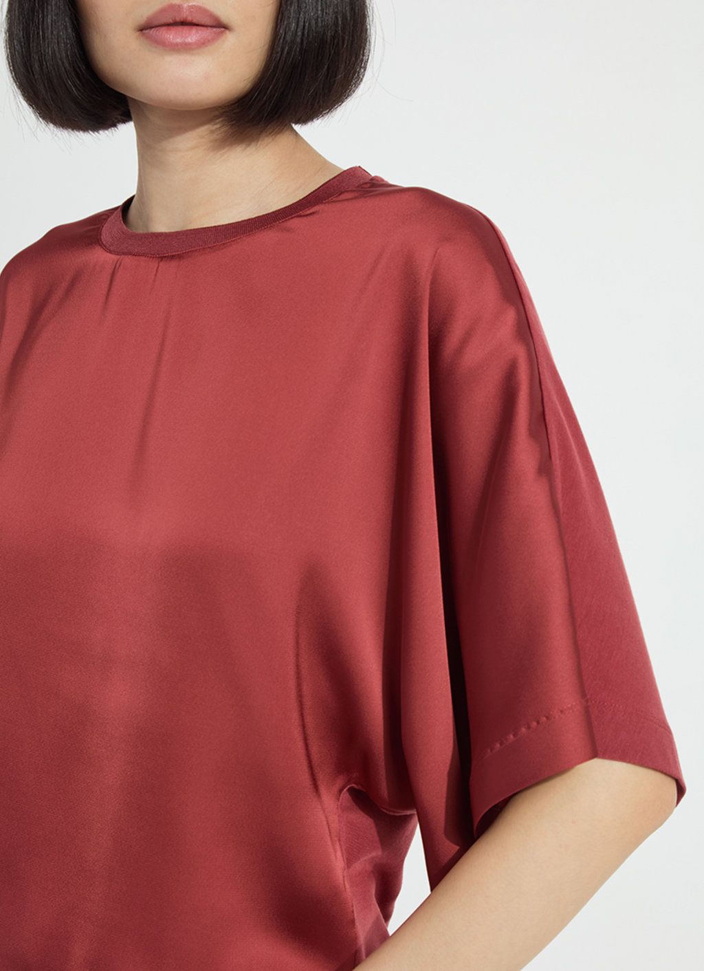 GINGER DOLMAN TEE COPPER BLUSH