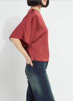 GINGER DOLMAN TEE COPPER BLUSH