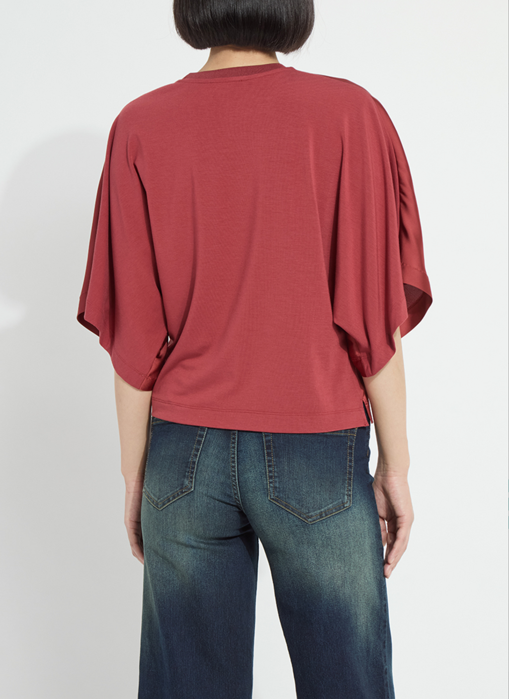 GINGER DOLMAN TEE COPPER BLUSH