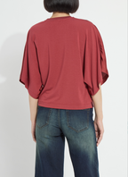 GINGER DOLMAN TEE COPPER BLUSH