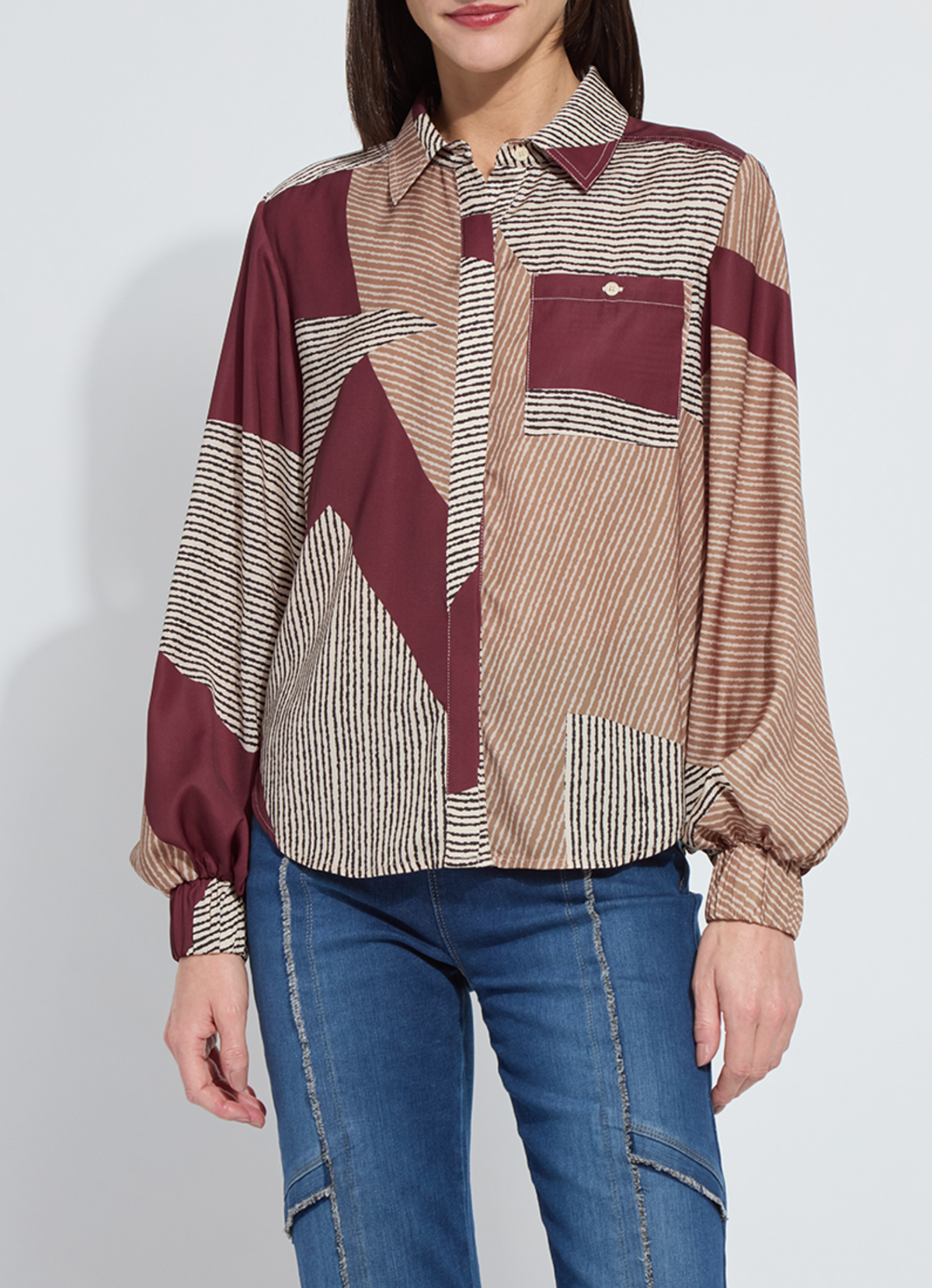 ANISH MIX MEDIA ROBUST BLOUSE