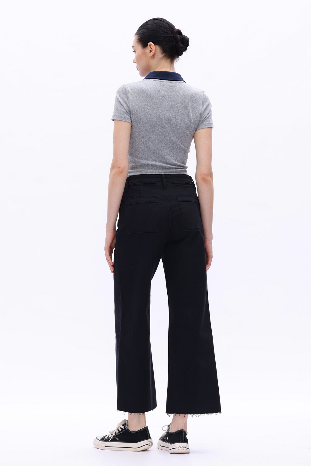 BIA BLACK HR WIDE LEG JEAN BAYEAS