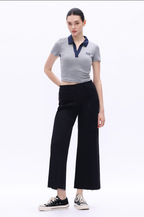 BIA BLACK HR WIDE LEG JEAN BAYEAS