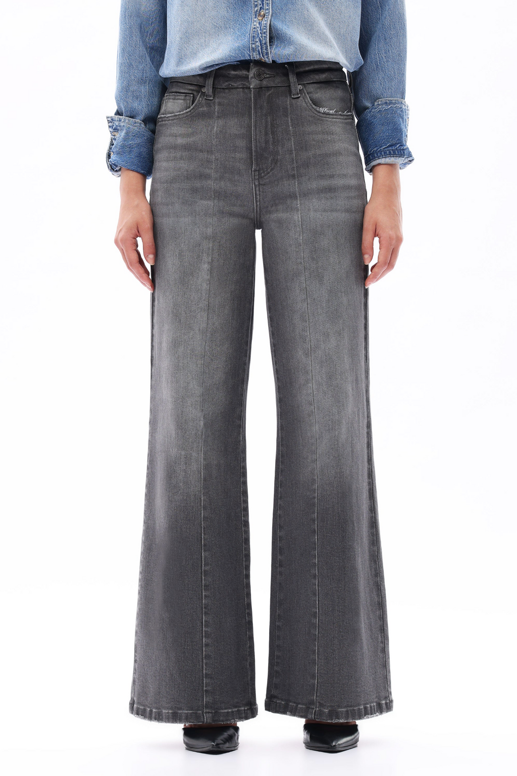 GALINDA GRAY HR WIDE LEG BAYEAS