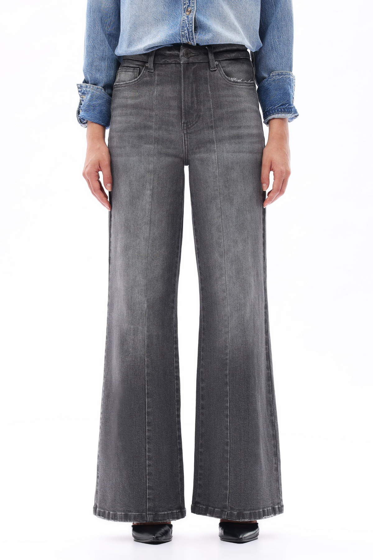 GALINDA GRAY HR WIDE LEG BAYEAS