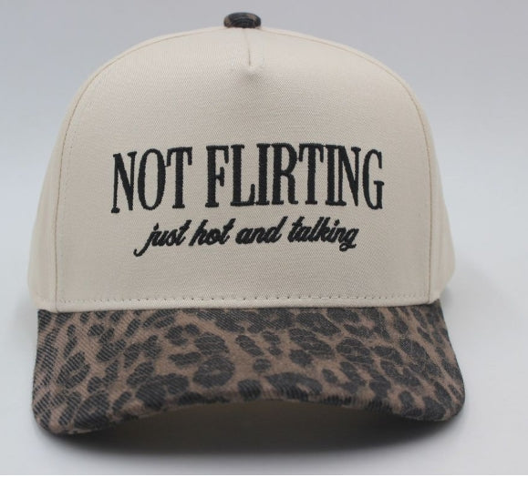 NOT FLIRTING TRUCKER HAT