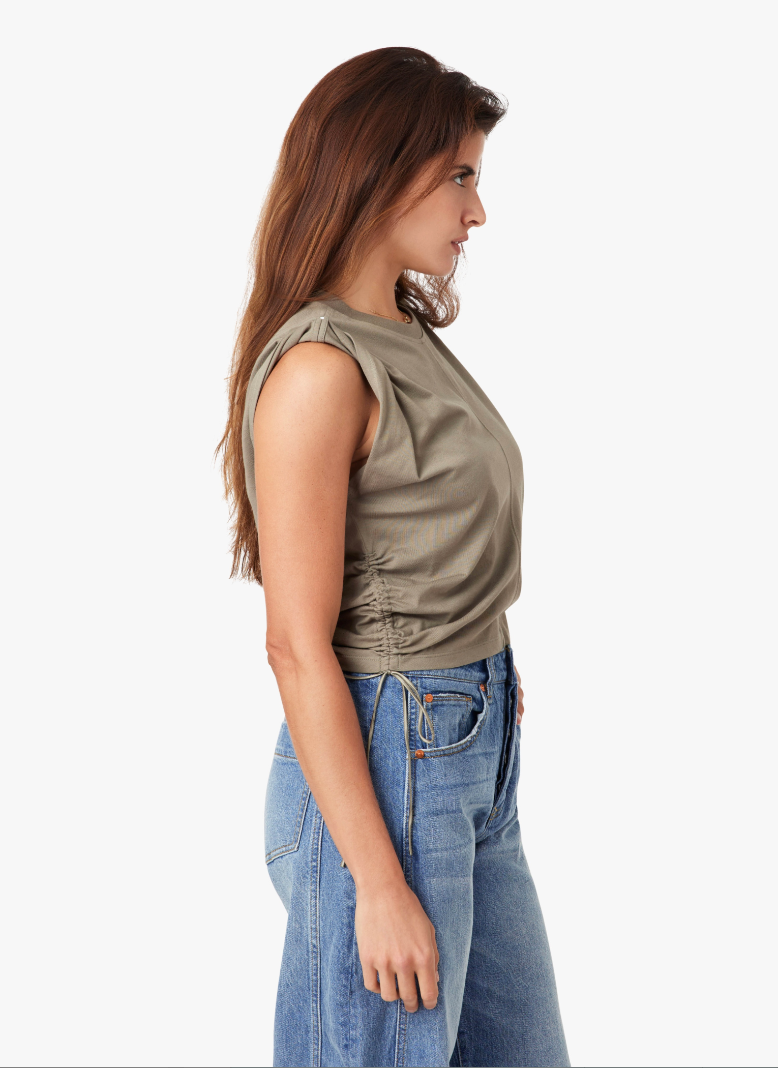 THE LUNA TOP OLIVE