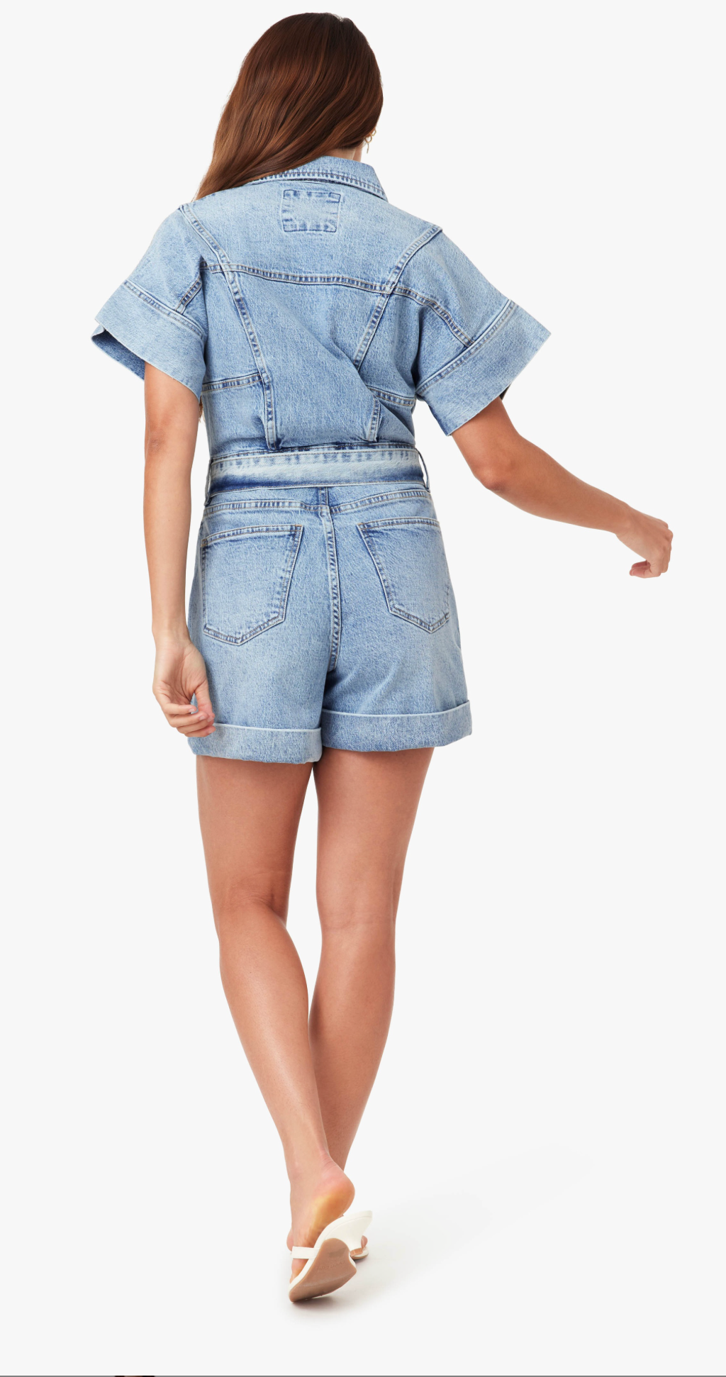 ROLLED CUFF ROMPER