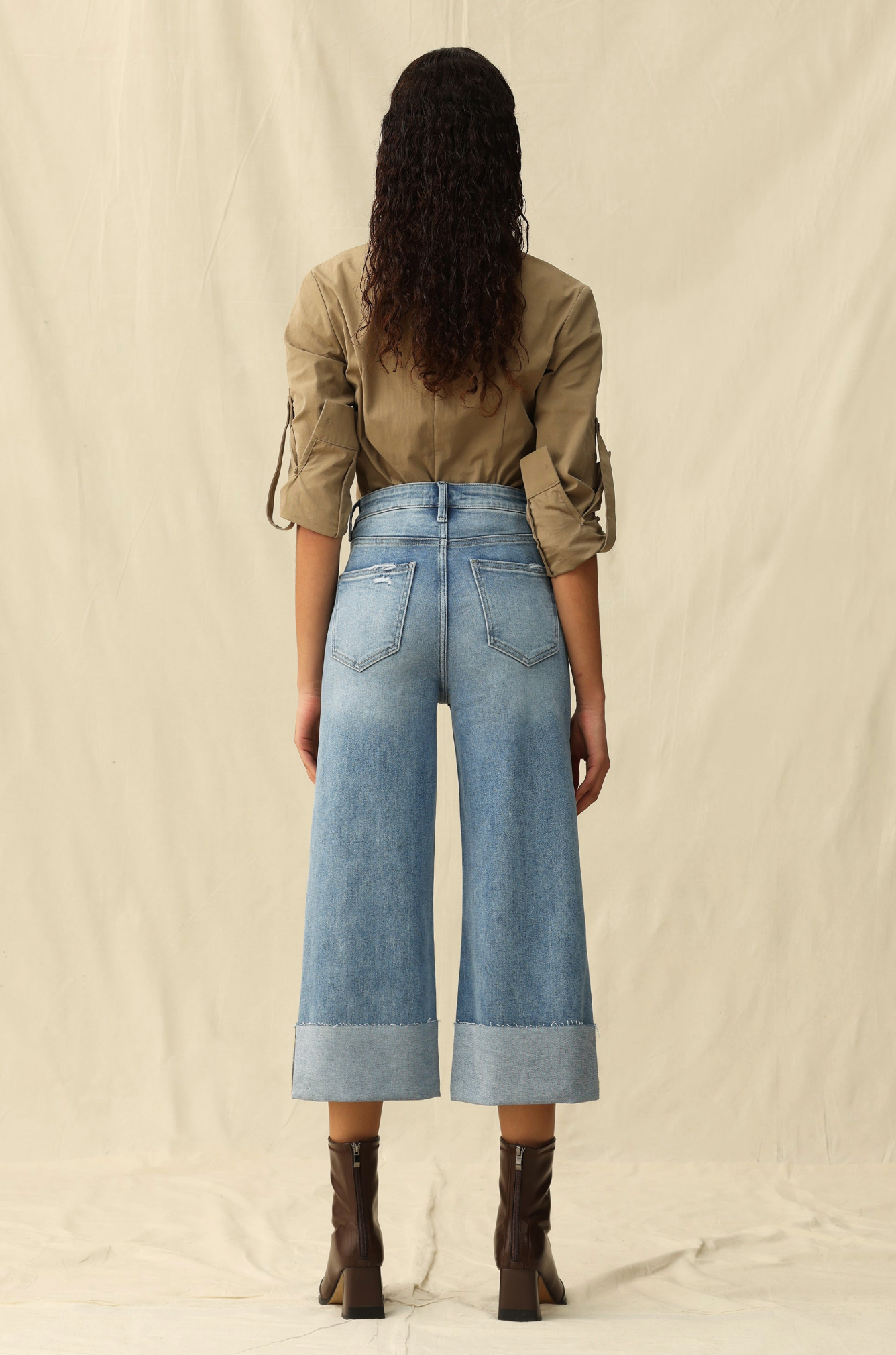 MORGAN HIGH RISE WIDE LEG JEAN