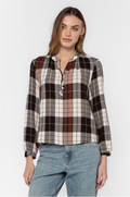 VELVET HEART KEVIN ALOEWOOD PLAID SHIRT